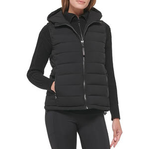 Fall Winter <b>Women</b> Clothes <b>Coat</b> Puffer Sleeveless Jacket <b>Black</b> Colour New <b>Women</b> Puffer Vest - Product Image 5