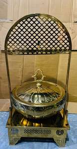 Luxury Heating Alcohol <b>Lamp</b> Buffet Chafing Dish Luxury Stainless Steel Chafing Dishes Buffet Stove Hotel Restaurant Party Use - Product Image 2