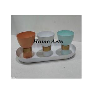 Aluminium Hammered <b>Chocolates</b> Bowl Silver Color Round Shape Dessert Serving Bowl At Affordable Pricing - Product Image 5