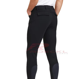 Pantalones de montar de corte ajustado ecuestre al por mayor, pantalones de algodón transpirables y duraderos para hombre, suministro directo de fábrica de caballos en lote - Product Image 1