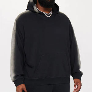 Sweat-shirt à capuche unisexe de haute qualité, surdimensionné, pour l'hiver, avec logo personnalisé imprimé, vêtements lourds - Product Image 2