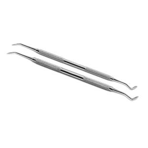 เครื่องมือแกะสลักอัมลาแมกสำหรับงานทันตกรรม ทำจากสแตนเลส ใช้ด้วยมือ สำหรับงานฟื้นฟูฟัน ใช้ซ้ำได้ จับถนัดมือ - Product Image 5