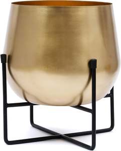 Ensemble de 3 pots de fleurs en métal personnalisés pour les banquets de jardin, la décoration d'hôtel, prix de gros, banquet de mariage, fleurs d'hôtel - Product Image 2