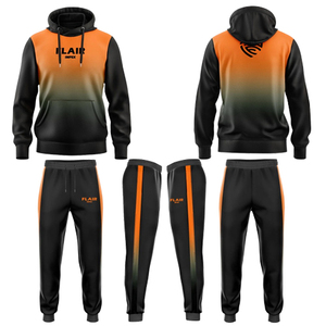 Conjunto Deportivo de Invierno para Hombre de Alta Calidad, Totalmente Personalizable, con Impresión Digital, 100% Algodón Felpa, para Entrenamiento Deportivo - Product Image 1