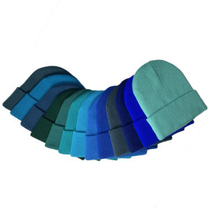 Bonnet en tricot unisexe, chaud, doux, confortable, doublé en polaire, bonnet extensible, élégant, pour l'extérieur, la plage, le temps froid, vêtements décontractés - Product Image 1
