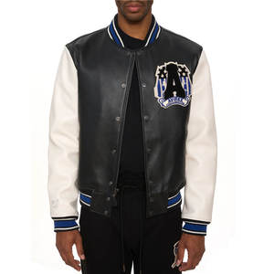 Chaqueta de Cuero Avirex Personalizada para Hombre, Estilo Urbano, Invierno, Tejido Resistente al Agua de Alta Calidad, Transpirable, Secado Rápido, Estilo Vintage - Product Image 3