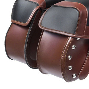 Nueva mejor calidad diseño personalizado logotipo cuero caballo sillín bolsa cuero cartucho bolsas genuino alta calidad al por mayor - Product Image 5