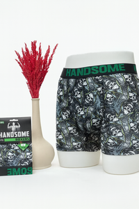 Calzoncillos bóxer de nailon y elastano de cintura media para hombre, de alta calidad, elásticos, con estampado a cuadros, transpirables, con opción de marca privada - Product Image 3