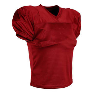 Camiseta de fútbol americano OEM bordada o sublimada personalizada de primera calidad Camiseta de fútbol personalizada con degradado de malla vibrante - Product Image 1