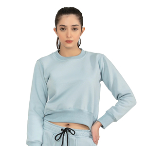 Survêtement d'hiver 2-en-1 léger pour femme, en coton 100% avec doublure polaire, col en V uni, à capuche, avec logo, décontracté, sportif et respirant - Product Image 1
