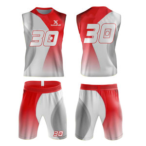 Vêtements de sport pour équipes de performance, conçus pour le jeu compétitif, uniforme 7V7, coupe confortable, polyester respirant, respectueux de l'environnement - Product Image 1