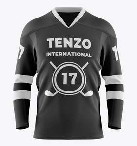 Jersey de práctica de hockey transpirable y ligero 2025 hecho a medida con nombre de equipo en la parte delantera suministro a granel OEM disponible - Product Image 4