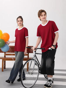 เสื้อยืดสำหรับผู้ชาย210GSM คอตตอน100% คอกลมพิมพ์ซับลิเมชันออกแบบโลโก้ได้ตามต้องการสำหรับฤดูร้อน - Product Image 2