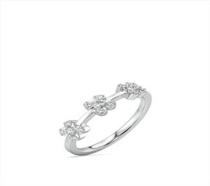 แหวนผู้หญิงประดับทอง18K พรีเมี่ยมพร้อม CVD 0.17ct เพชรที่ปลูกในห้องปฏิบัติการ d/vs IGI ได้รับการรับรองสั่งทำตามขนาดขายส่ง - Product Image 5