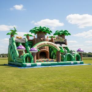 Château Gonflable Commercial Premium Cosmic Bounce House avec Toboggan, en PVC 0,55 mm, pour <span class=keywords><strong>Location</strong></span> Commerciale - Product Image 2