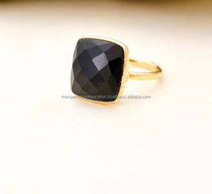 Welwish Handmade Smooth Gem Ring Oval Cabochon Amethyst Gems Ring 12x10 mm in Size Bezel Setting 925 Silver Ring - Product Image 3