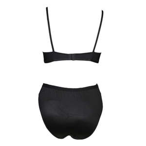 Ensemble soutien-gorge et culotte pour femme - Noir - Product Image 2