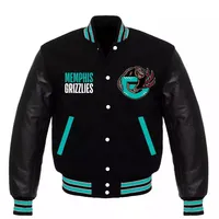 Fabricant OEM Veste universitaire à manches longues pour femmes personnalisée Vestes d'université d'uniforme de baseball pour l'hiver