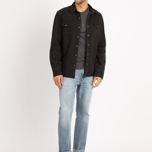 Camiseta Henley de Manga Larga Casual para Hombre, Nueva Llegada, Lisa, con Logotipo Personalizado en la Parte Delantera, Talla Grande, Transpirable, Ajustada, de Algodón y Fibra de Bambú - Product Image 6