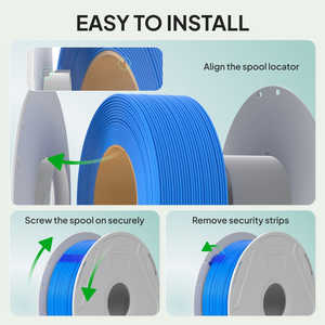 Filamento para Impresora 3D Elegoo PLA Basic, 1 kg, Sin Bobina, Variedad de Materiales, Incluyendo ABS, PA, PP, PPS, PEK, Nailon, TPU, para Impresión 3D - Product Image 4