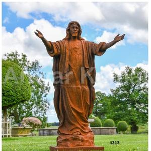 Meilleure vente Sculpture de jardin en or antique Sculpture robuste pour la décoration de jardin parc Patio - Product Image 5