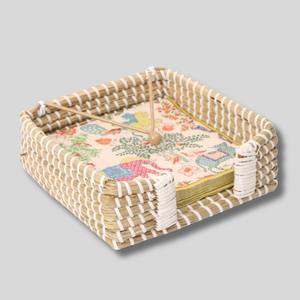 Accessoires de table à manger en gros porte-serviettes en jonc de mer porte-paille pour serviettes de table - Product Image 2