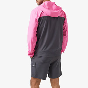 Unisex Lightweight Nylon Windbreaker Fitness <b>Jacket</b> with Hood Zipper Printed Outdoor <b>Summer</b> Shorts Set for <b>Men</b> 2027 - Product Image 6