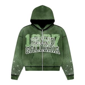 Custom Men's Plus Size Acid Washed Printed Vintage Cotton Tracksuits Premium Quality <b>Purple</b> Breathable Winter Season Embroidery - Product Image 2