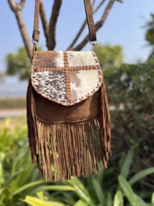 Sac à main en fourrure de vache pour femmes Sac à bandoulière Boho Stylish Multi Uses Casual Fashion New Design Shoulder Bags Crossbody Bags - Product Image 3