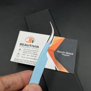 แหนบต่อขนตาโค้งทำจากสเตนเลสที่ผ่านการทดสอบด้วยมือคงทนโลโก้ออกแบบได้ตามต้องการ - Product Image 6