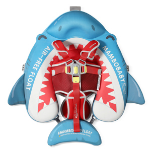 Flotador de Pecho para Bebé con Forma de Mandíbula de Tiburón 3D, No Inflable, con Toldo |   Flotador de Piscina con Diseño Oceánico para Bebés de 3 a 24 Meses - Product Image 2