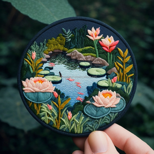 Insignias bordadas tejidas de tela personalizada para toalla, parches bordados para coser y planchar para ropa/Tela de sarga, borde nerrow adhesivo - Product Image 6