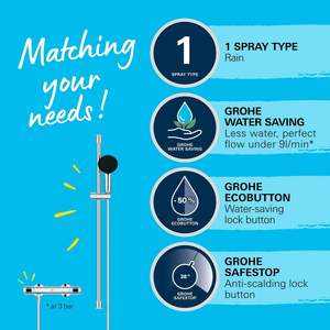 Colonne de douche en L réglable, accessoire premium avec fixation murale pour salle de bain - Product Image 4