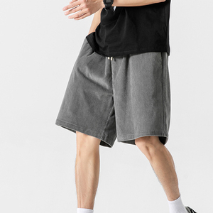 2025 hommes décontracté sport Fitness Jogging Shorts bonne qualité mode plaine teint numérique respirant rapide toile taille élastique - Product Image 3
