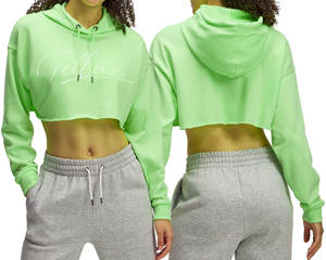 Camiseta recortada informal para mujer de la mejor calidad, Top corto sólido de secado rápido con cuello redondo, estilo de calle Popular para mujer - Product Image 4