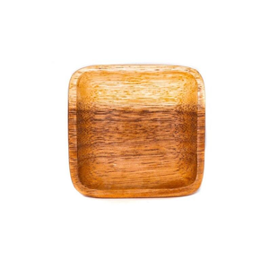 แผ่นรองแก้วไม้ ขัดเงาด้วยไม้ธรรมชาติ รูปทรงสี่เหลี่ยม ลายดอกไม้ สำหรับเสิร์ฟเครื่องดื่ม ราคาขายส่ง - Product Image 4