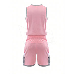 Uniforme de baloncesto juvenil recién llegado de alta calidad, último diseño de conjunto en ropa deportiva de poliéster para exteriores, certificado BSCI - Product Image 3