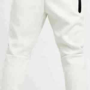 Diseño OEM 69% algodón 31% poliéster blanco hombres Tech Fleece chándal con cremallera completa Sudadera con capucha Joggers pantalones de chándal - Product Image 4
