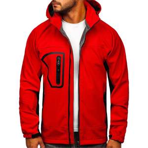 Wholesales Men's Custom Rain <b>Jacket</b> Camping <b>Hiking</b> Windbreaker Quick Dry Waterproof Climbing Hooded Polyester Rain <b>Jacket</b> - Product Image 2