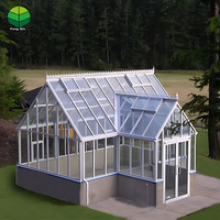 Solaires de jardin isolants thermiquement Maisons en verre Solarium sur pied en aluminium Sunroom 4 saisons