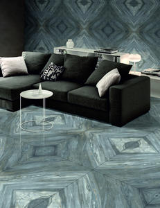Carrelage mural en porcelaine à veinage continu grand format 600x1200mm de qualité supérieure pour la décoration de villas haut de gamme et les bureaux modernes - Product Image 1