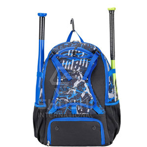 Bolsa de equipo de béisbol de ruedas altas Ruedas con asa retráctil Diseño personalizable Cuero de PU Bolsa de bate rodante ligera duradera - Product Image 6