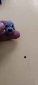 Exclusive Handmade Glass Face <b>Beads</b> Customized 20mm <b>Plastic</b> Loose <b>Beads</b> in White Black Red for Jewelry Making - Product Image 2