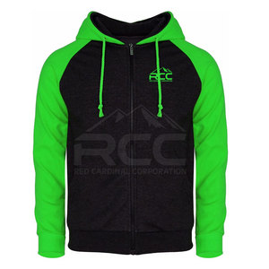 Dernier modèle Sweats à capuche zippés pour hommes fabriqués au Pakistan Style de rue Vente en gros Sweats à capuche zippés personnalisés - Product Image 2