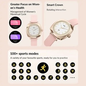 AMOLED นาฬิกาอัจฉริยะสำหรับผู้หญิง IP68 V605 F9สัมผัสเต็มจอสำหรับออกกำลังกายการออกแบบแฟชั่นสำหรับผู้หญิง - Product Image 5