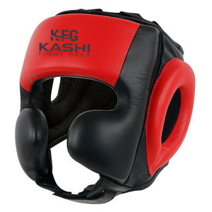 Protège-tête sportif portable en cuir de haute qualité, absorbant les chocs, pour l'entraînement de boxe, les arts martiaux et le sparring - Product Image 1