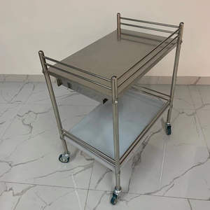 Carrello per Trattamenti in Acciaio Inossidabile, Trolley per Strumenti, Carrello per Trattamenti Estetici e Terapeutici - Product Image 4