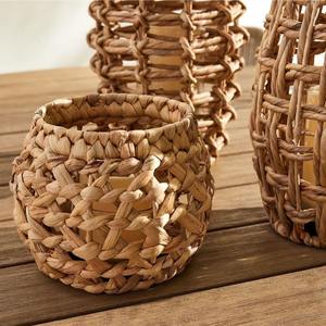 Linterna costera hecha de bambú Decoración del hogar Jacinto de agua para Navidad - Product Image 4