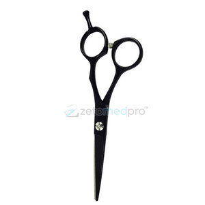 Tijeras de Pelo Profesionales de Titanio Negro para Barberos y Estilistas, Tijeras de Barbero de Titanio Negro de Alta Calidad para Uso en Salón - Product Image 6