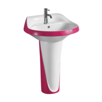 Nouvel ensemble de toilettes monobloc en céramique colorée, à chasse directe, pour hôtels, avec double chasse, vente en gros